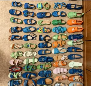 Summer Kids Sandals Random Assorted Styles Brand New Stock Boys Mesh Girls Bow knot Pearl Children Shoes Lot
