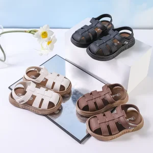 Summer Kids Shoes Outwear Soft Sole Beach Casual Boy Girl Flat Sandals