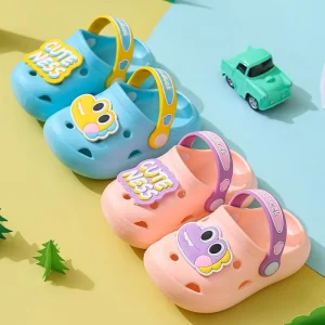 Summer Kids Slipper Cartoon Non Slip Soft Sole Hole Shoes for Boys Girls Cute Home Baby Slipper Fashion Children Sandals