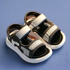 Summer Kids Stretch Breathable Upper Sport Sandals Soft Sandals High Quality Boy Sandals