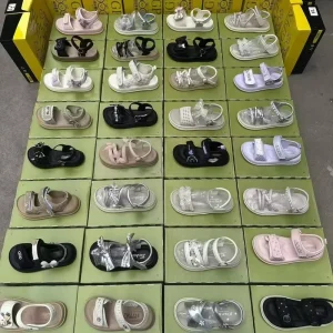 Summer Kids Stretch Breathable Upper Sport Sandals Soft Sandals High Quality Girl Sandals