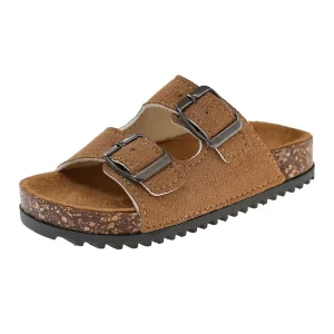 Summer Kids Style Sandals Non Slip Soft Soled Buckle Closure Slippers Boys Girls Bathroom Outdoors Beach Cozy