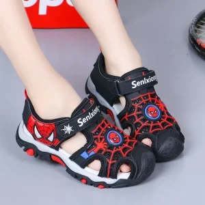 Summer New Arrival Children’s Sports Sandals Spider Casual Trendy Beach Shoes Outdoor Toe Sandals for Boys