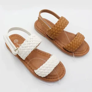 Summer New Children’s Shoes Kids Casual All-match Beach Shoes Girls Webbing Fashion Simple Open-toed Sandals