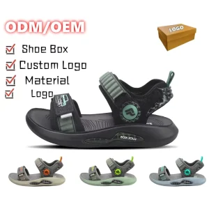 Summer New Custom Cool Kids Beach Sandals Open Toe Boys Nonslip Sandals Stylish Children Casual Sandals