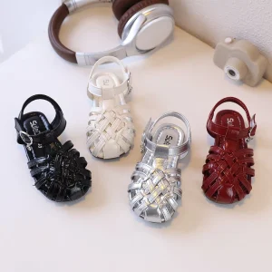 Summer New Fashionable Style Baotou Roman Children’s Breathable Non Slip Sandals for Girls