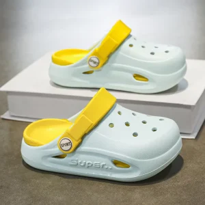 Summer New Style EVA Upper Clogs Children Boys & Girls Big Kids Breathable Outdoor Closed Toe Beach Slippers