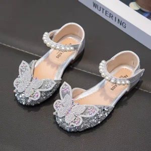 Summer New Style Shoes for Girls Soft Soled Princess Shoes Girls’ Dance Shoes