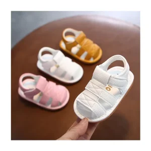 Summer New Style Soft Baby Sandal Shoes for Boy and Girl 0-1 Year Wear Resistance Popular Rubber Insole Kid Department