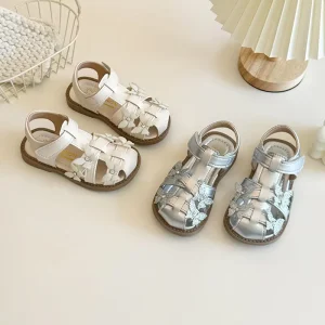 Summer New Women’s Soft Soled Sandals Fashion Woven Sandal Versatile Beach Shoes for Girls