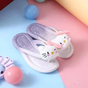 Summer Outdoor Wear Flat Beach Sandals Kids Children Flip flops New Flat Sandals Cute Puppy Slippers