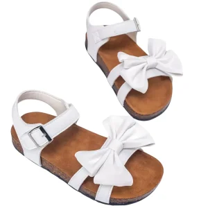 Summer Shoes for Girls Beach Sandals Cute Bow Baby Cork Shoes Girls Kids Cork Sandals Fashion Casual Children’s Shoes