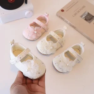 Summer Soft Sole Flower Baby Shoes Lightweight Toddler Baby Shoes Female Baby Princess Non slip Shoes