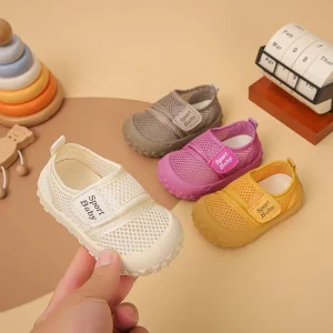 Summer Spring Baby Sneakers Mesh Hollow Out Breathable Unisex Kids Casual Shoes