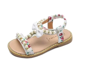 Summer Style Sandals Children Casual Shoes Toddler Kids Girls Beach Sandals Cute Bow Girls Princess Shoes 1 8 Years Sneakers