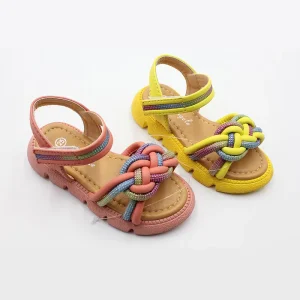 Summer Style Sandals Children Casual Shoes Toddler Kids Girls Beach Sandals Cute Colorful Outdoor Girls Princess Shoes