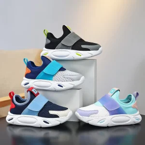 Summer Trendy Casual Beach Sandals for Boys Non Slip Outdoor Children’s Slip On Breathable Outdoor Shoes for Kids