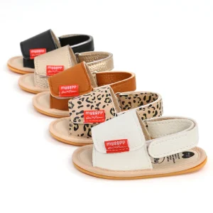Summer Unisex Kids Toddler Baby Shoes Soft Sole PU Leather Walking Shoes Baby Shoes Sandals
