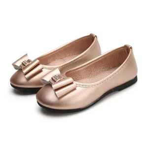 Sweet Bow knot Crystal Fashion Kids Dress Shoes for Girls