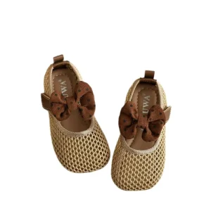 Sweet Girl Anti slip Casual Shoes Leopard Print and Floral Design Toddler Girl Sandals