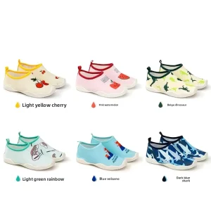 Swimming Outdoor Sneakers Flexible Knit Kids Anti-slip Sand Proof Unisex Low MOQ Foldable Beach Sports