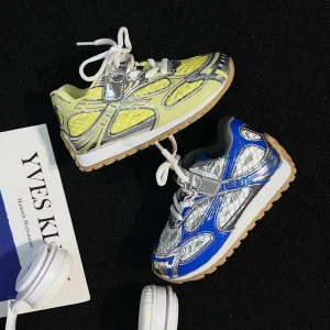TBS Most Popular Spring Kids Baby Shoes Custom Blue Boys Sneakers Girls Sports Shoes Yellow Casual Children’s Shoes in Bulk