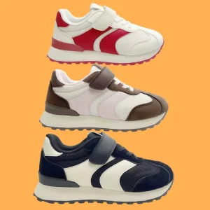 Teenage and Children’s Sports Shoes with Rubber Soles Children’s Anti-slip and Comfortable Walking Shoes