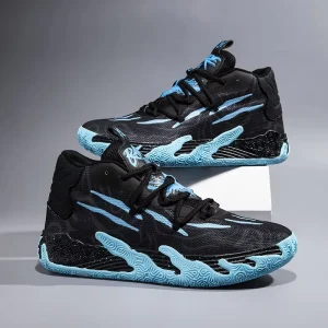 Three-piece Third-generation Basketball Shoes with High Collar Student Boys’ Youth Combat Shoes