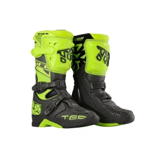 Tiger Child Professional Kids 3 12 Years Boys Motocross Motor Boots PU Material Sport Protection Spring Summer Autumn