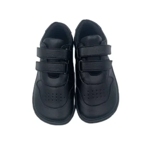 TipsieToes Boys Winter School Shoes Custom Genuine Leather Barefoot Shoes Kids Wide Toe Box Flexible Sole Ergonomic