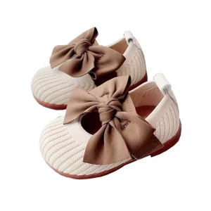 Toddler Baby Girls Mary Jane Shoes Spring Autumn Soft Sole First Walkers for Infant Breathable Non Slip Square Toe Casual Flats