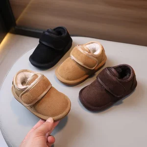Toddler Baby Kids Shoes Fashion Ankle Thickened Children’s Winter Shoes Girls New Design Casual Boys Snow Boots