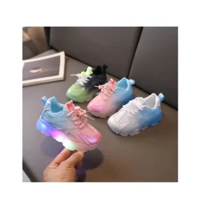 Toddler Baby Light up Shoes Children Outdoor Sports Shoe Girl and Boys Fashion Trend Casual Kids Sneakers Footwear