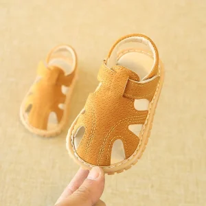 Toddler Baby Newborn Girls Boys First Walkers Sandals 0-2 Years Old Indoor Soft Sole Summer Beach Baby Shoes