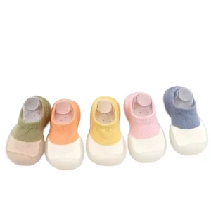 Toddler Boy Girl Spring Summer Sock Shoes Breathable Baby Kids Floor Slippers Anti-Skid First Walking Slip-on Sneakers M3308