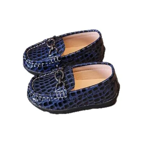 Toddler Boys Girls Leather Loafers Dress Shoes Little Kid Flats Casual Moccasins Slip-On Walking Boat Shoes