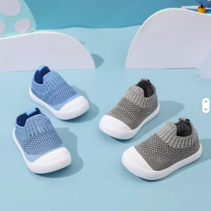 Toddler Boys Girls Sneaker Slip on Shoes Kids Lightweight Breathable Walking Shoes