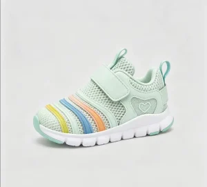 Toddler Breathable Mesh Sneakers Kids Hook Loop Casual Running Shoes for Boys Girls
