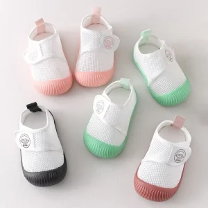 Toddler Casual Shoes Baby First Walking Shoes Boys Girls Summer Air Mesh Sneaker Soft Sole Aanti Slip Infant Sandals M003