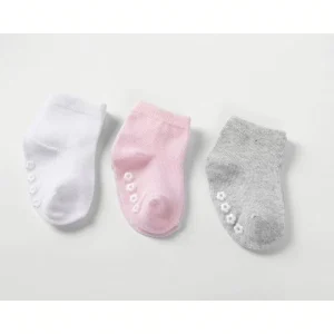Toddler Girl Socks Cute Cotton Newborn Baby Anti slip Non slip Shoe Socks Baby Anti slip with Rubber Sole