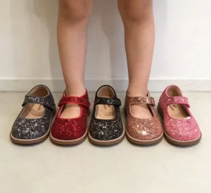 Toddler Girls Glitter Mary Jane Shoes Princess Sequin Dress Shoes for Party Wedding