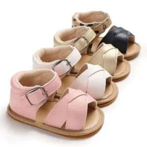 Toddler Infant First Walker Soft Sole Summer Shoes White Girls Baby Sandals