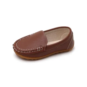 Toddler Little Kid Boys Girls Soft Slip On Loafers Dress Flat Shoes