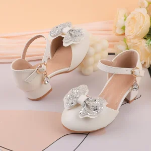 Toddler Little Kid Girl’s Ballet dance shoes Korean Sweet princess shoes Mary Jane apply to school shoes for girls Customizable