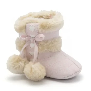 Toddler Prewalker Walking Fur Shoes Boy Girl Winter Baby Boots