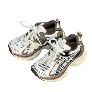 Toddler Running Sports Shoes Spring Summer Kid Mesh Light Breathable Sports Running Children Girls Boys Non slip Sneaker