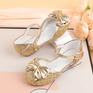 Toddler Shoes Girls Dress Shoes for Kids for School and Weddings Princess Shoes Korean Sweet Versatile Dress Shoes Dance Shoes
