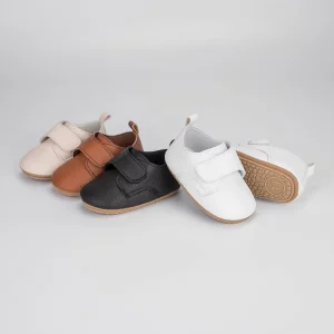 Toddler Shoes Soft Sole Anti-slip Infant Newborn First Walkers Baby Crib Shoes for Boys Small Leather Shoes