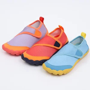 Toddler Space Mesh Barefoot Breathable Cushioning Quick Dry Water Shoes Magic Strap