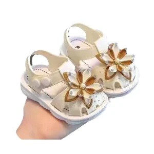 Toddler Walking Shoes Anti Collision Non Slip Adorable Princess Style Soft Soled Outdoor Shoes